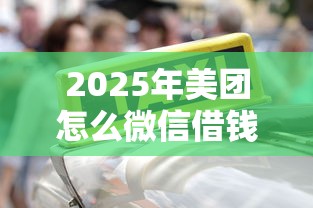 2025年美团怎么微信借钱提现，看看这五个小型贷款平台