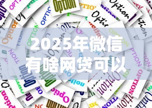 2025年微信有啥网贷可以借钱？公布五个网贷可靠的平台