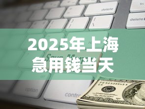 2025年上海急用钱当天放款成功？推荐5个借款平台可以贷款20万