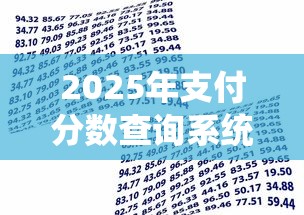 2025年支付分数查询系统，整合5个凭信用分不看征信的贷款平台