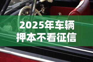 2025年车辆押本不看征信?整合五个比较靠谱的借钱软件 2025年车辆押本不看征信?整合五个比较靠谱的借钱软件