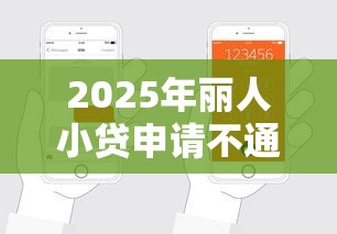 2025年丽人小贷申请不通过：分享5个最容易通过的网贷平台