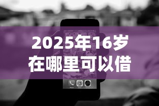 2025年16岁在哪里可以借到钱呢？试试这5个无视黑白花户的下款口子