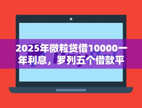 2025年微粒贷借10000一年利息，罗列五个借款平台的钱好借一点