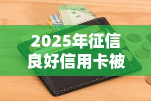 2025年征信良好信用卡被拒?试试这五个容易下款的正规贷款平台 2025年征信良好信用卡被拒?试试这五个容易下款的正规贷款平台