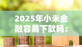 2025年小米金融容易下款吗:整合5个有车贷款平台 2025年小米金融容易下款吗:整合5个有车贷款平台
