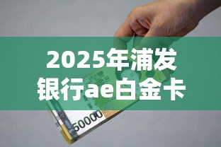 2025年浦发银行ae白金卡被拒，分享5个黑户借款平台