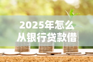 2025年怎么从银行贷款借钱到微信：梳理5个车抵押贷款平台好