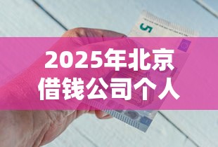2025年北京借钱公司个人借钱私人借钱，整理五个征信花居然都下款了的平台