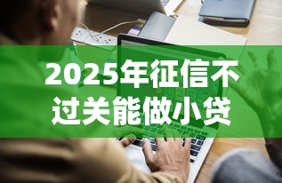 2025年征信不过关能做小贷吗？推荐5个新口子必下款2025不查征信