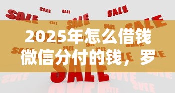 2025年怎么借钱微信分付的钱，罗列五个12月独家贷款的口子