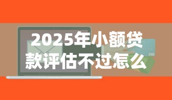 2025年小额贷款评估不过怎么办?整合5个黑户也能下款的软件 2025年小额贷款评估不过怎么办?整合5个黑户也能下款的软件