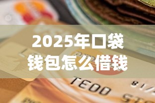 2025年口袋钱包怎么借钱，公布5个黑户可以下的贷款app
