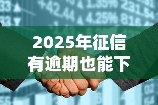 2025年征信有逾期也能下的贷款产品？梳理5个征信花负债高有逾期还能下款的口子