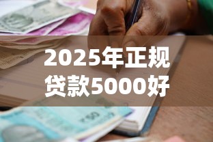 2025年正规贷款5000好下款的有哪些：整理5个执行人贷款稳下的口子