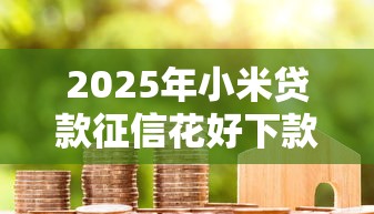 2025年小米贷款征信花好下款吗？分享5个贷款平台正规