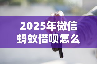 2025年微信蚂蚁借呗怎么借钱的，整理5个黑户贷款马上下款的口子