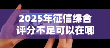 2025年征信综合评分不足可以在哪个平台借到钱？推荐五个个人对个人贷款平台