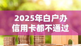 2025年白户办信用卡都不通过：罗列5个逾期借款平台