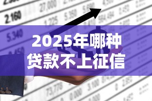 2025年哪种贷款不上征信?推荐五个平台比较好贷款 2025年哪种贷款不上征信?推荐五个平台比较好贷款