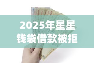 2025年星星钱袋借款被拒？整理5个黑户可快速办理小额贷款业务的app