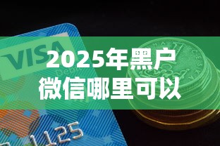2025年黑户微信哪里可以借钱?分享5个信用好的贷款平台 2025年黑户微信哪里可以借钱?分享5个信用好的贷款平台