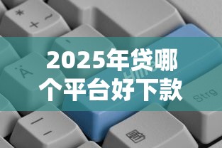 2025年贷哪个平台好下款,罗列5个借钱利息低的平台 2025年贷哪个平台好下款,罗列5个借钱利息低的平台