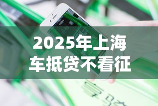 2025年上海车抵贷不看征信?分享5个网贷口子风控不严的软件 2025年上海车抵贷不看征信?分享5个网贷口子风控不严的软件