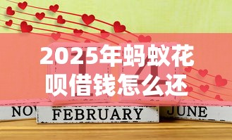 2025年蚂蚁花呗借钱怎么还:推荐五个2025好下款的网贷平台 2025年蚂蚁花呗借钱怎么还:推荐五个2025好下款的网贷平台