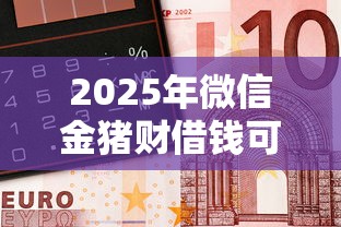 2025年微信金猪财借钱可靠吗,整理5个全网最全的黒口子平台 2025年微信金猪财借钱可靠吗,整理5个全网最全的黒口子平台