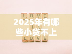2025年有哪些小贷不上征信的?整合5个能下款的平台 2025年有哪些小贷不上征信的?整合5个能下款的平台