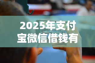 2025年支付宝微信借钱有哪些,整理5个快速网贷平台 2025年支付宝微信借钱有哪些,整理5个快速网贷平台
