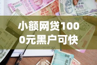 小额网贷1000元黑户可快速办理小额贷款业务的app，正规借款平台有哪些的5个平台介绍