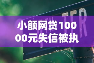 小额网贷10000元失信被执行人可以贷款的平台，网贷平台哪个好下款的6个平台介绍