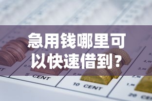 急用钱哪里可以快速借到？十大不看征信负债的网贷百分百下款软件推荐
