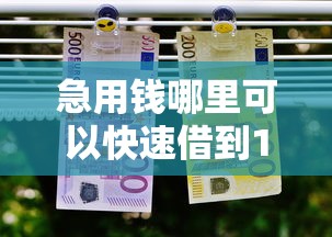 急用钱哪里可以快速借到1000元无门槛本月借款平台力荐！分享小额网贷口子1000元无门槛借款