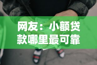 网友：小额贷款哪里最可靠？求介绍几款网贷贷款平台