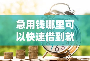 急用钱哪里可以快速借到就选这7个3千元不看欠款的贷款平台 急用钱哪里可以快速借到就选这7个3千元不看欠款的贷款平台