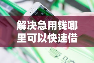 解决急用钱哪里可以快速借到的7个花户下款的口子2025分享