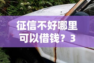 征信不好哪里可以借钱？3000元无门槛借款平台推荐，6个有车在平台好贷款盘点