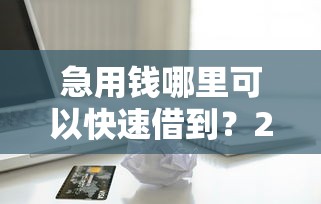 急用钱哪里可以快速借到？20000元无门槛借款平台推荐，5个黑户借钱0门槛极速下款平台盘点