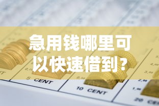 急用钱哪里可以快速借到？这7个无视黑白100%秒下网贷口子可以试试