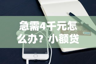急需4千元怎么办？小额贷款哪里最可靠试试这5个无门槛平台