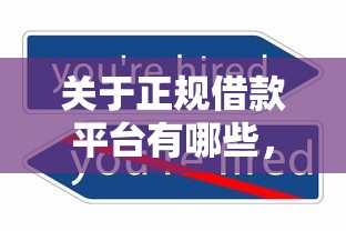 关于正规借款平台有哪些，推荐8个不看征信的小额借款平台给你