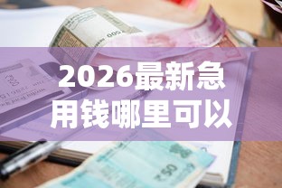 2026最新急用钱哪里可以快速借到，总结十个借款平台不看征信负债！