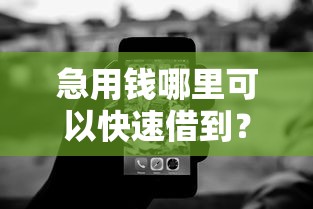 急用钱哪里可以快速借到？7个靠谱不看征信无视黑白百分百下款网贷平台推荐
