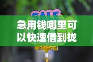 急用钱哪里可以快速借到拢共有哪些选择？6个分乐购一样口子详解