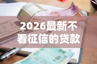2026最新不看征信的贷款平台，总结十个低利率的贷款软件！