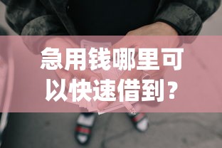 急用钱哪里可以快速借到？看看这6个网贷无视不查征信app怎么样
