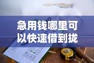 急用钱哪里可以快速借到拢共有哪些选择?10个不看征信小贷口子详解 急用钱哪里可以快速借到拢共有哪些选择?10个不看征信小贷口子详解